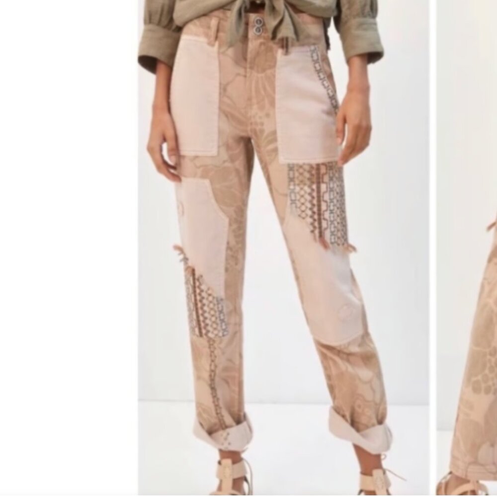 Anthropologie Pilcro The Camp Wanderer Patchwork Pants